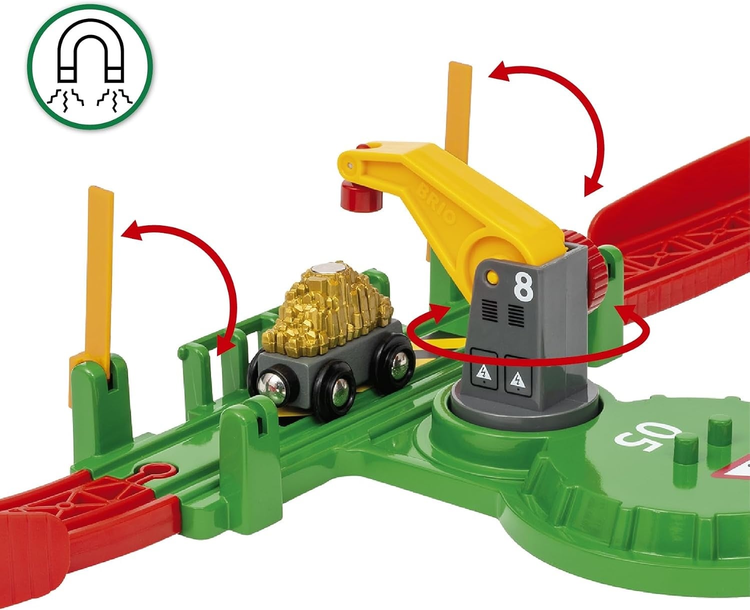 Circuit de train en bois Deluxe 49 pièces - Jusqu'à 35% de réduction