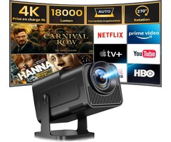 Mini Projecteur 4K Android 11 Rotatif 180° - Jusqu'à 35% de remise