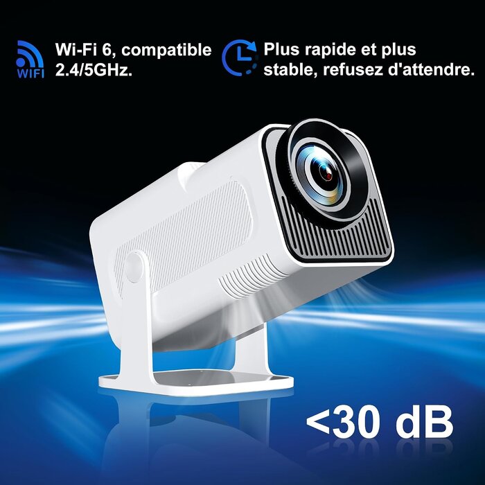Mini Projecteur 4K Android 11 Rotatif 180° - Jusqu'à 35% de remise