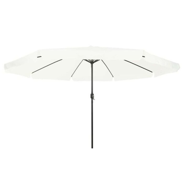 Vidaxl Parasol de jardin 394x394cm Sable - Jusqu'à 34% de remise
