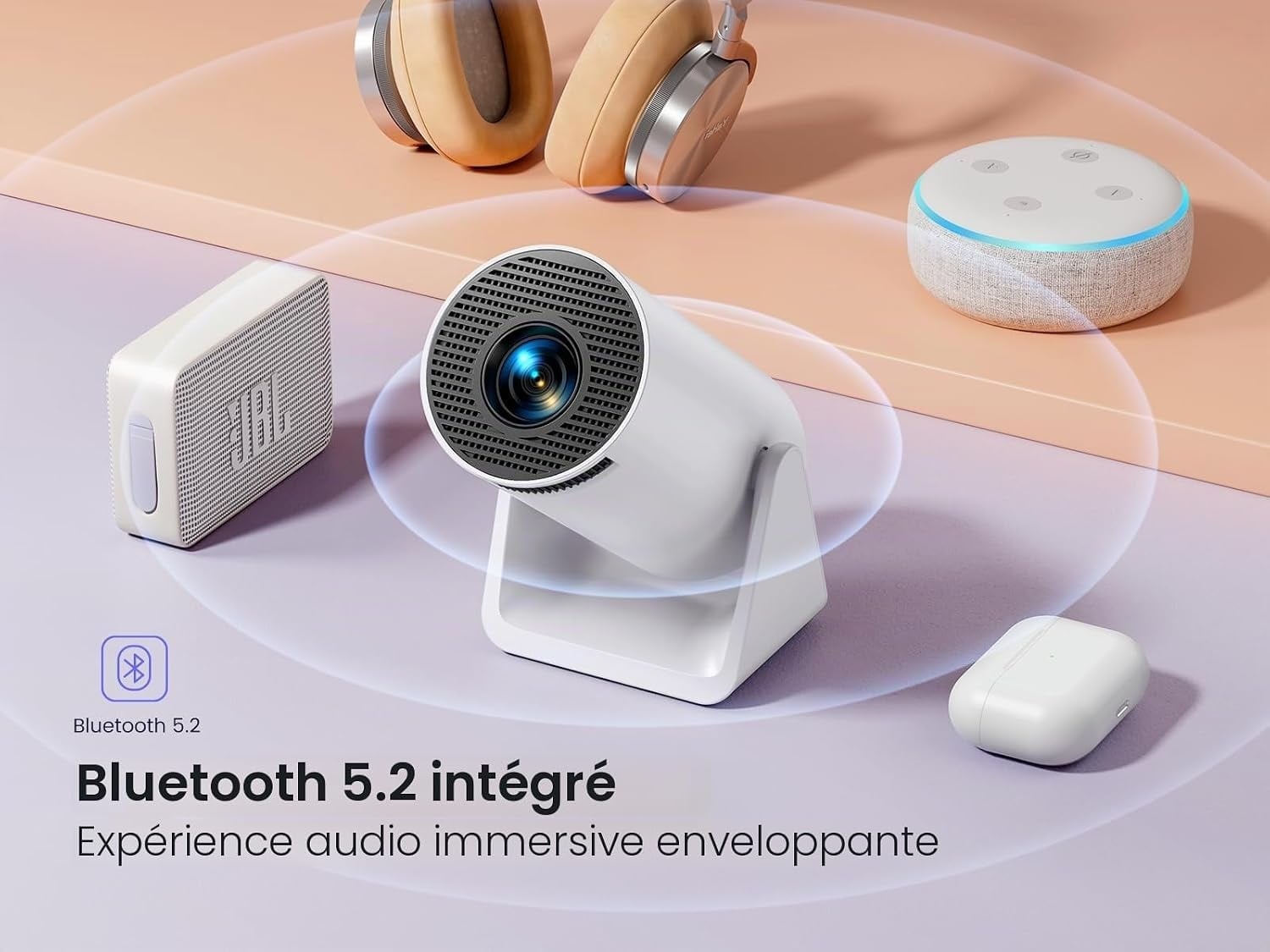 Mini projecteur Full HD Wi-Fi 6 - Jusqu'à 34 % de réduction