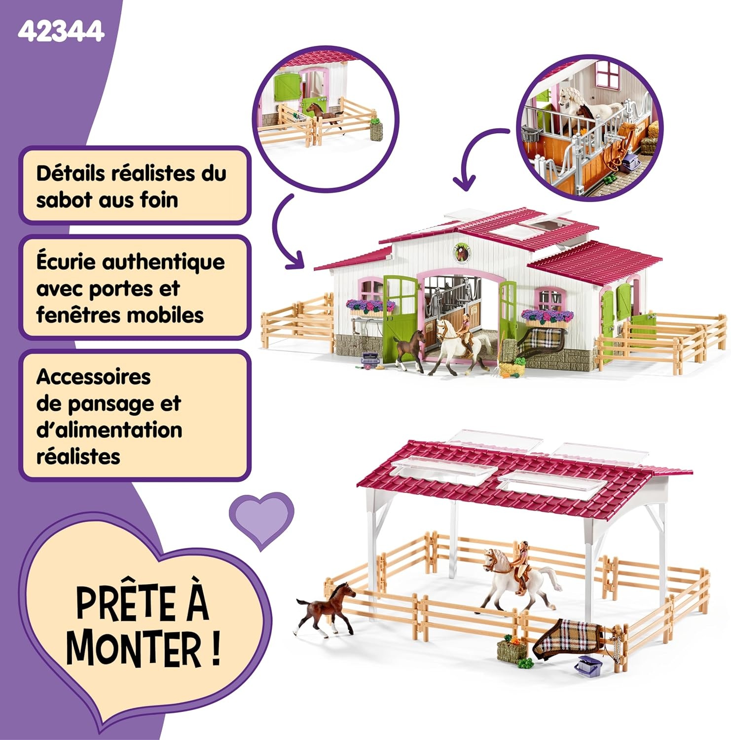 Centre équestre avec figurines et accessoires - Jusqu'à 30% de remise