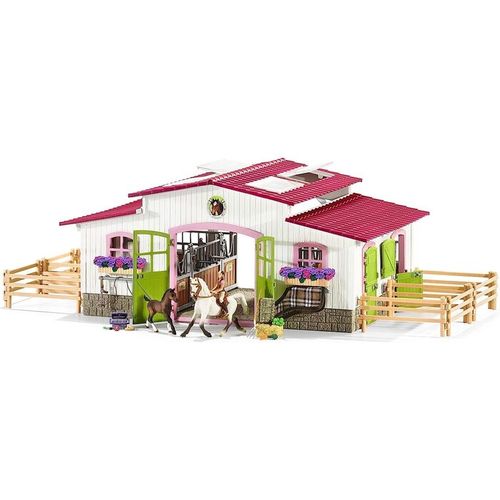 Centre équestre avec figurines et accessoires - Jusqu'à 30% de remise