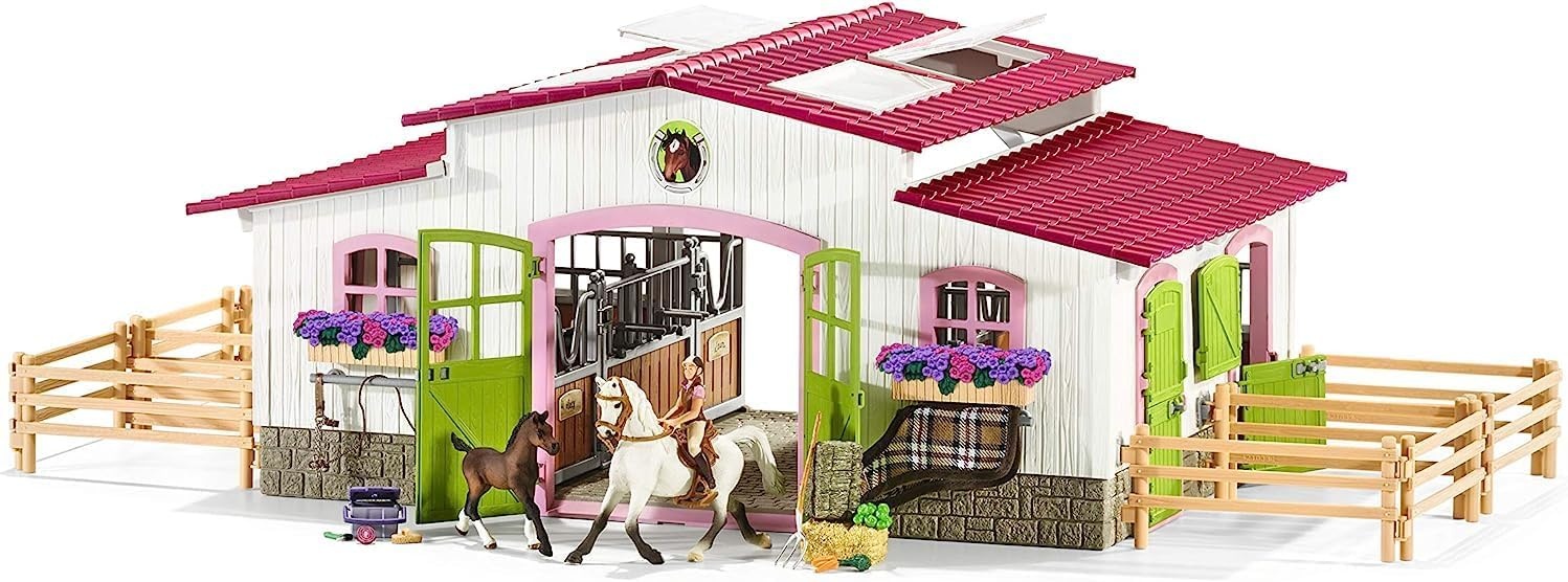 Centre équestre avec figurines et accessoires - Jusqu'à 30% de remise