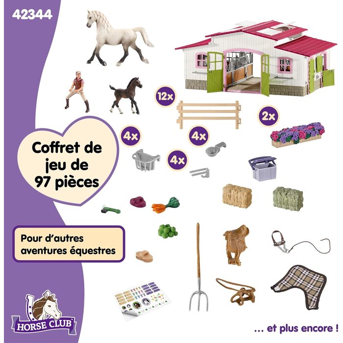 Centre équestre avec figurines et accessoires - Jusqu'à 30% de remise