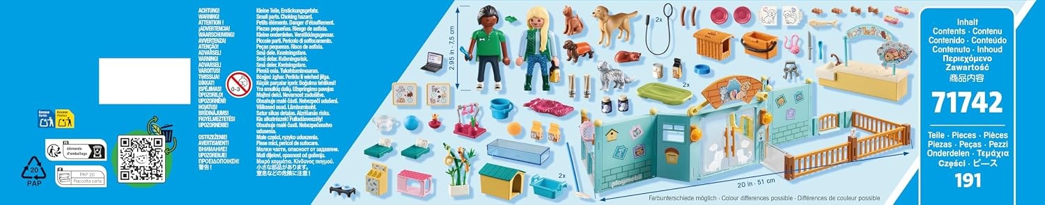 Hôtel pour animaux : Ensemble complet 191 pièces - Jusqu'à -29%