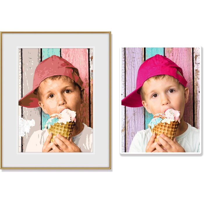 Kit peinture par numéros personnalisé 30x40cm - Jusqu'à -29% de réduction