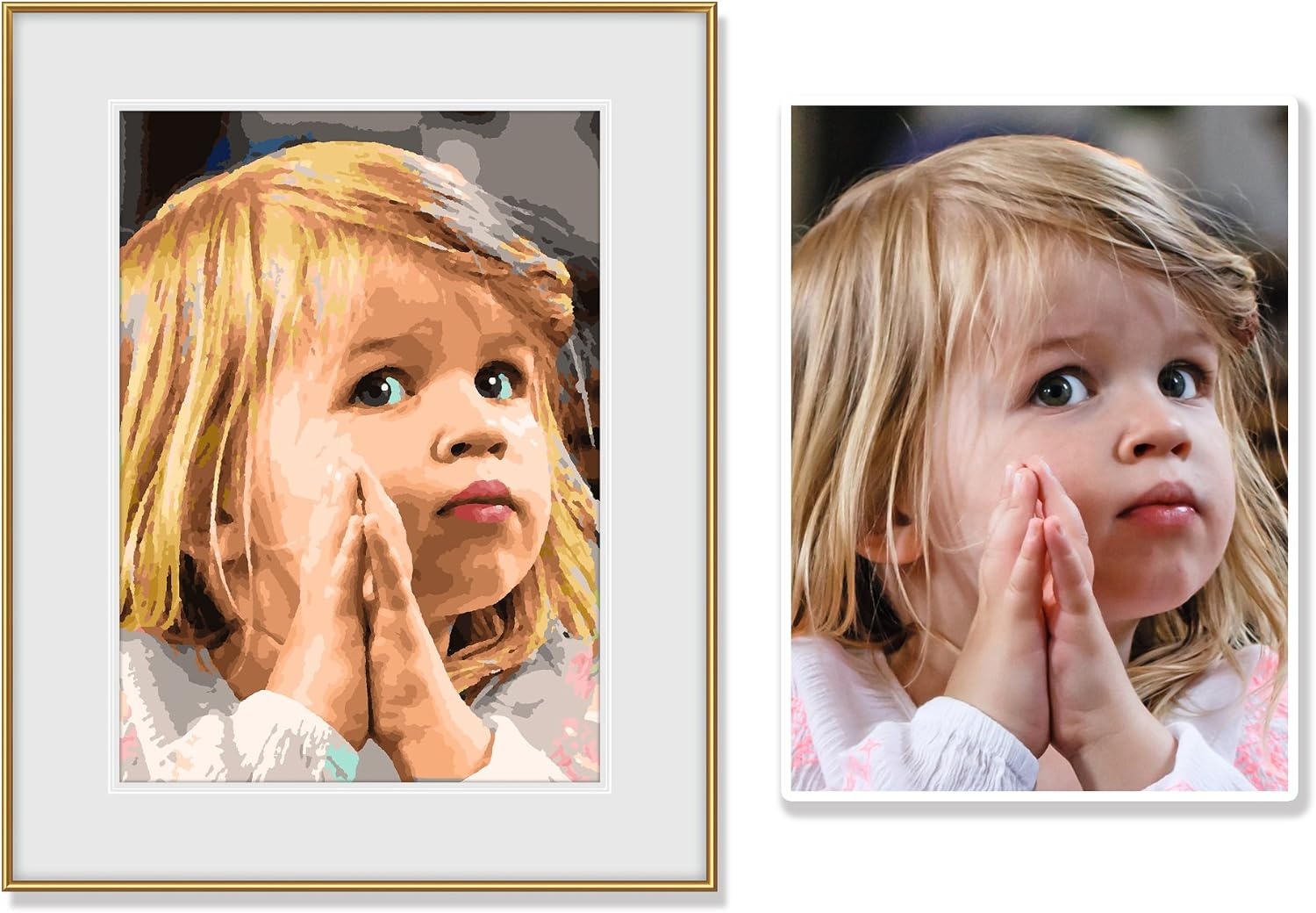 Kit peinture par numéros personnalisé 30x40cm - Jusqu'à -29% de réduction