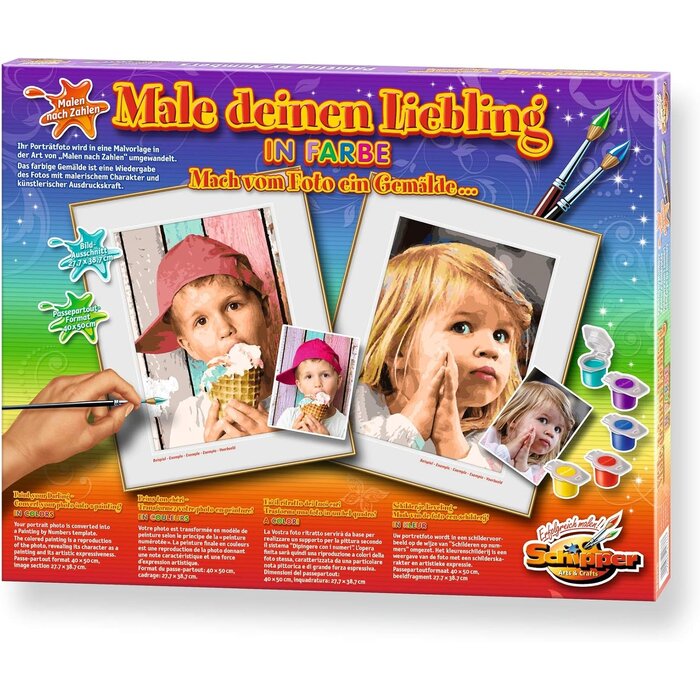 Kit peinture par numéros personnalisé 30x40cm - Jusqu'à -29% de réduction