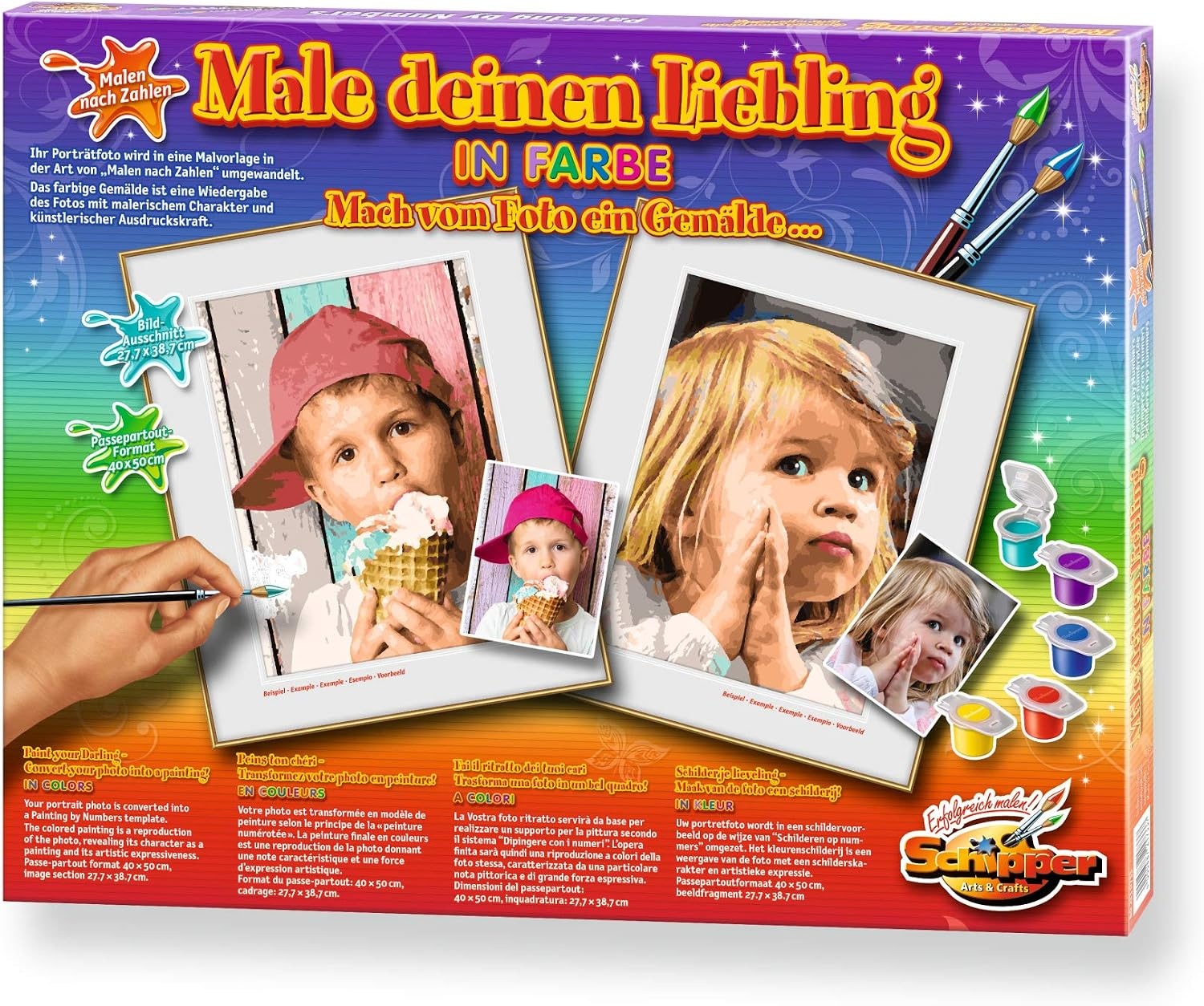 Kit peinture par numéros personnalisé 30x40cm - Jusqu'à -29% de réduction