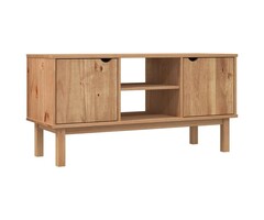 Vidaxl Meuble TV Scandinave en Pin Massif - Jusqu'à 35% de réduction
