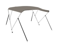 Vidaxl Bimini pour bateau 3 arceaux 183cm - Gris - Jusqu'à -35% en outlet