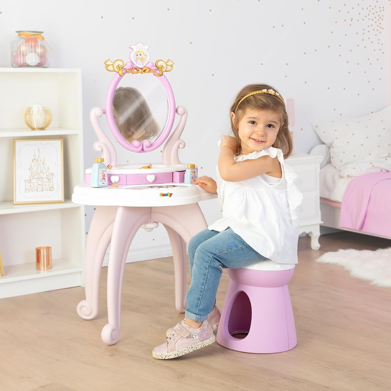 Coiffeuse 2-en-1 pour enfants avec accessoires - Jusqu'à 34% de remise