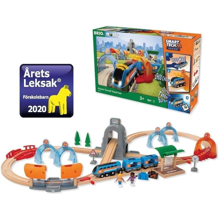 Circuit de train interactif 37 pièces avec enregistreur - Jusqu'à -35%