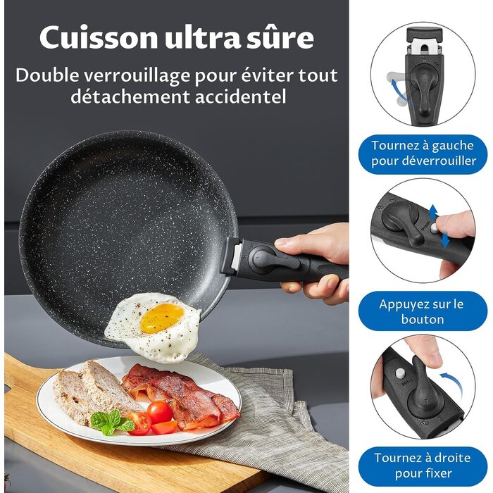 Set de 10 ustensiles de cuisine amovibles - Jusqu'à -34% sur l'outlet