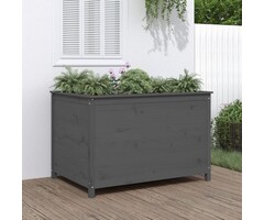 Vidaxl Jardinière surélevée en pin gris - 120 cm - Jusqu'à 35% de réduction