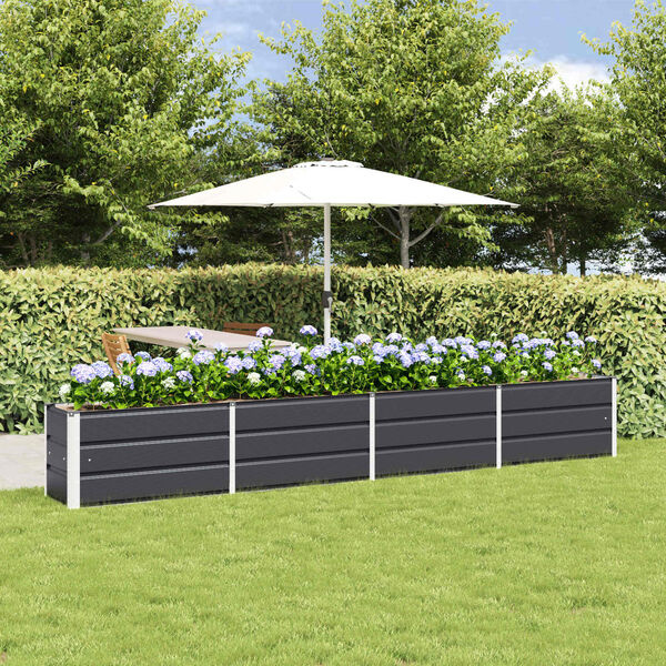 Grande Jardinière Rectangulaire Acier Anthracite 320cm - Jusqu'à -29%