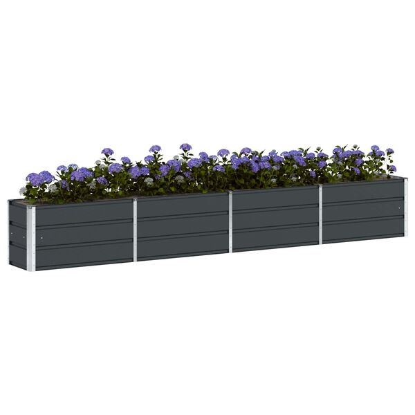 Grande Jardinière Rectangulaire Acier Anthracite 320cm - Jusqu'à -29%