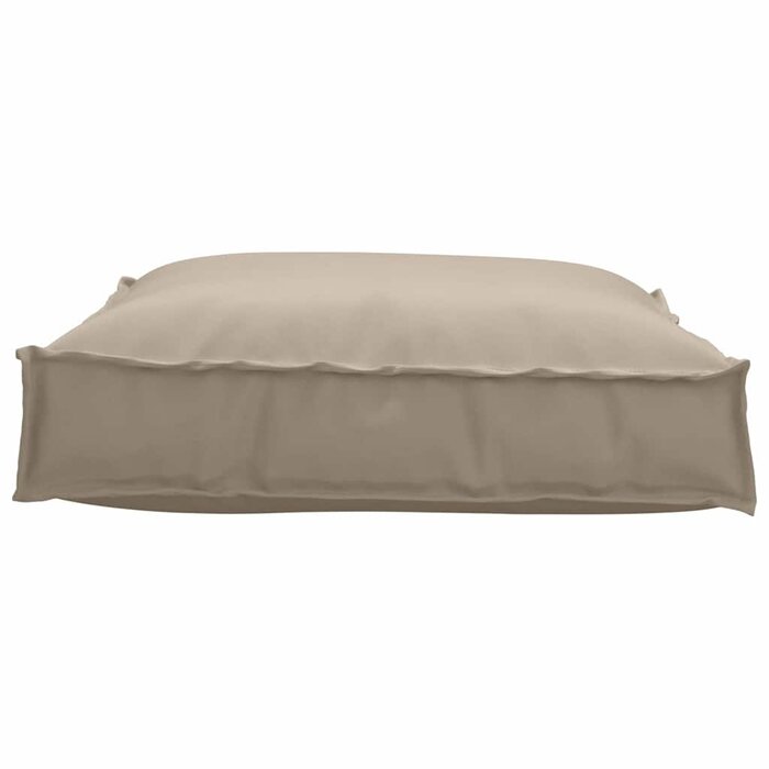Coussin de palette 70x70 cm Taupe - Confort extérieur jusqu'à -33%