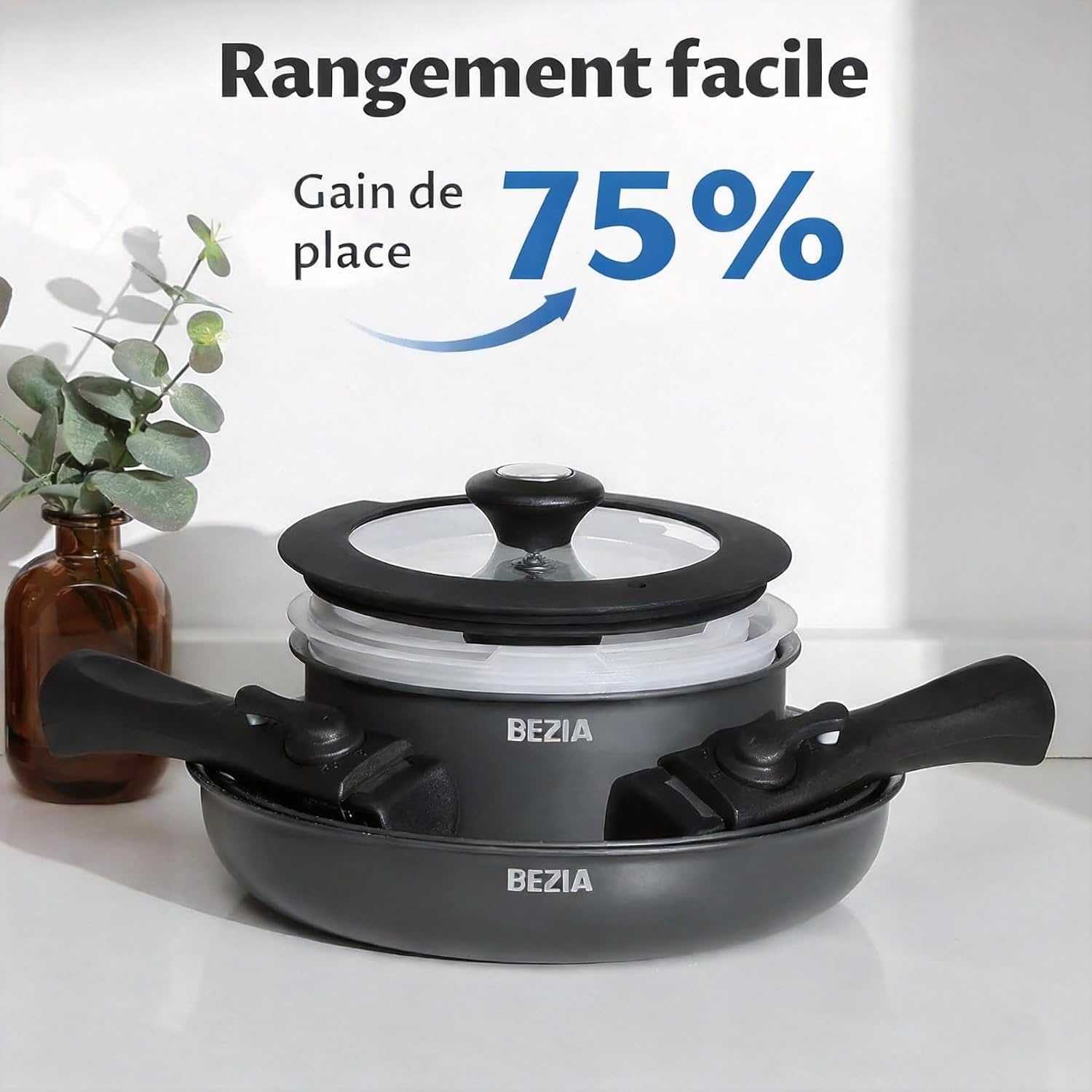 Set de 10 casseroles et poêles induction - Jusqu'à 34% de remise