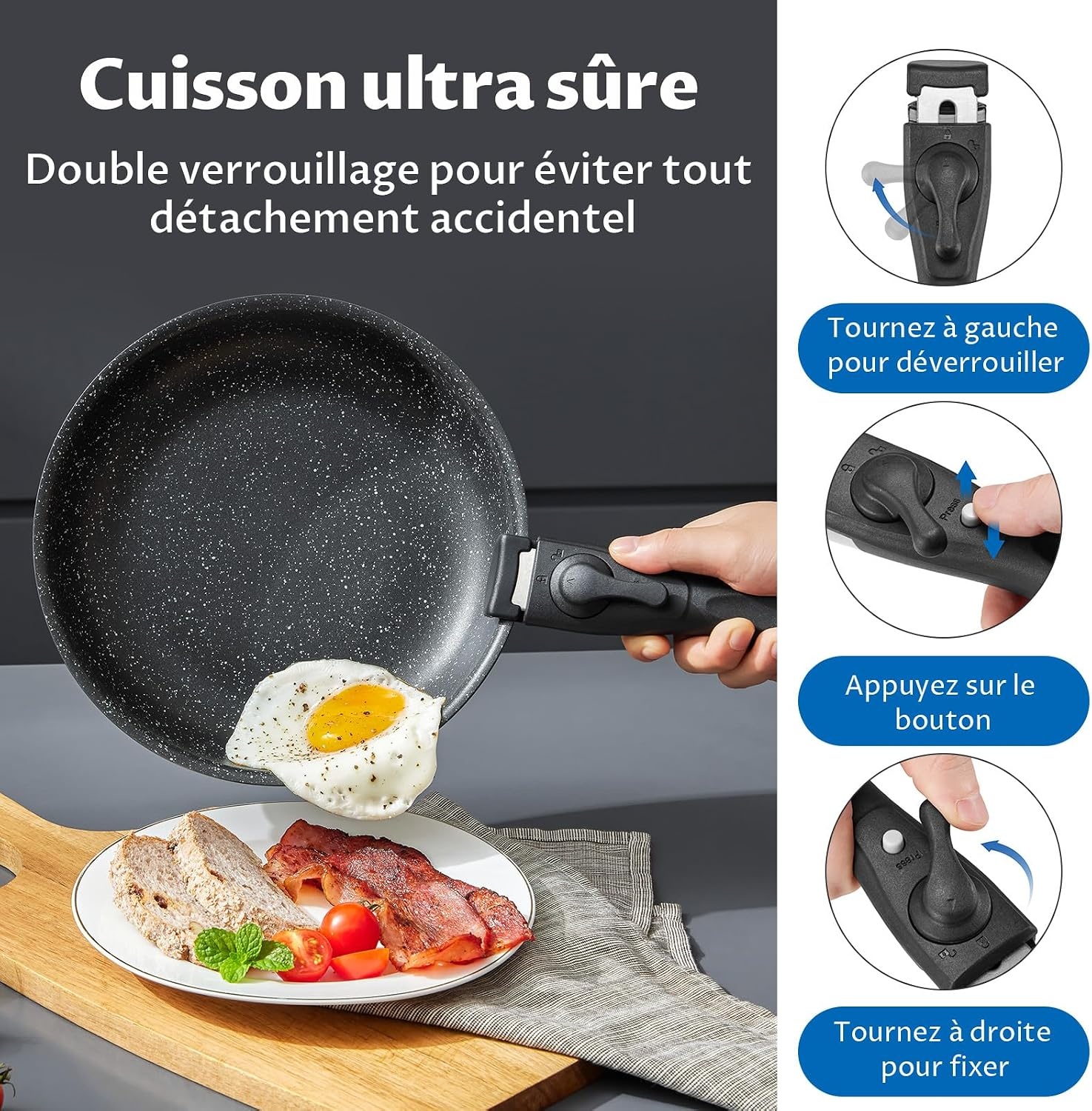 Set de 10 casseroles et poêles induction - Jusqu'à 34% de remise
