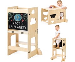 Tour d'apprentissage Montessori 3-en-1 pliable - Jusqu'à 29% de réduction