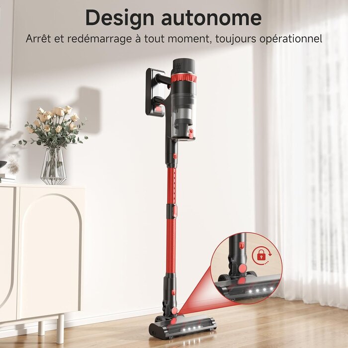 Aspirateur Balai sans fil 48 kPa - Jusqu'à -33% sur votre ménage quotidien