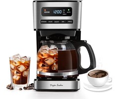 Cafetière programmable 12 tasses 1,8L - Jusqu'à -33% sur votre modèle