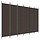 Paravent 6 panneaux 300x200 cm marron - Jusqu'à 33% de réduction