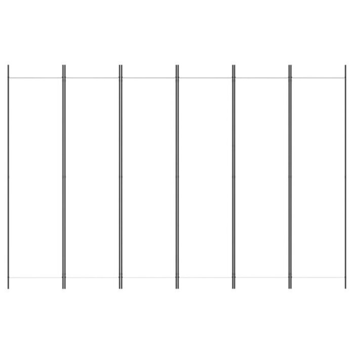 Vidaxl Paravent 6 panneaux blanc 300x200 cm - Jusqu'à 34% de remise