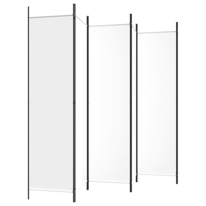 Vidaxl Paravent 6 panneaux blanc 300x200 cm - Jusqu'à 34% de remise