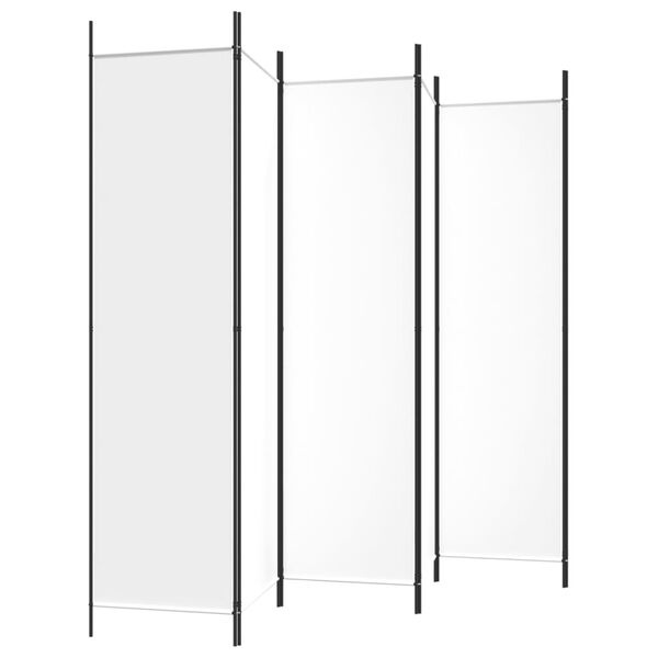 Vidaxl Paravent 6 panneaux blanc 300x200 cm - Jusqu'à 34% de remise