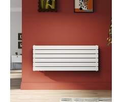 Radiateur Design Horizontal Blanc 950W - Jusqu'à -35%