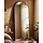 Miroir sur pied arqué noir 65x179 cm - Jusqu'à -34% de remise
