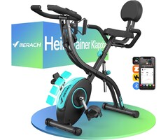 Vélo d'appartement pliable 4-en-1 - Gris - Jusqu'à -35%