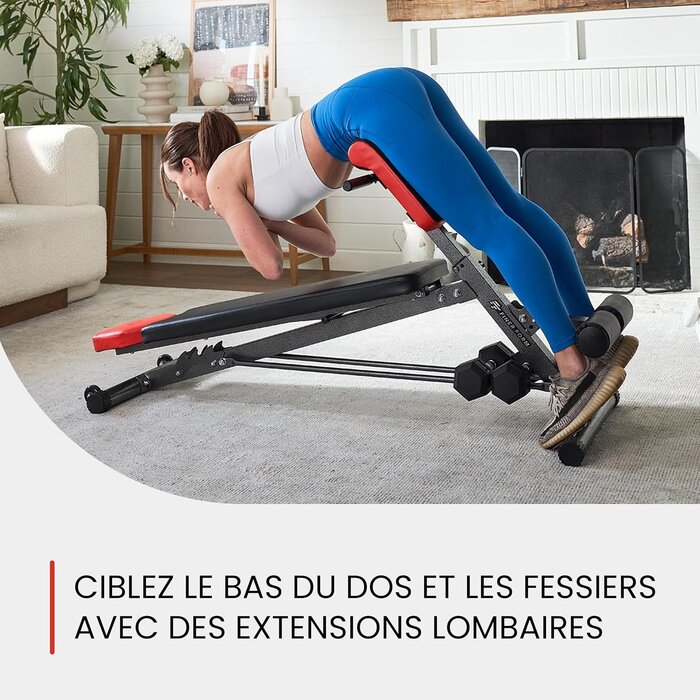 Banc de musculation multifonction réglable - Jusqu'à 30% de remise