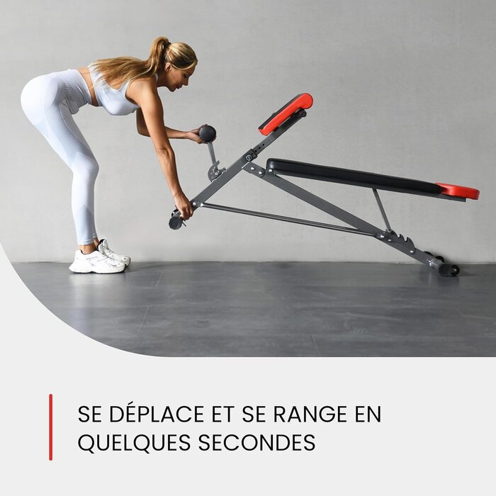 Banc de musculation multifonction réglable - Jusqu'à 30% de remise