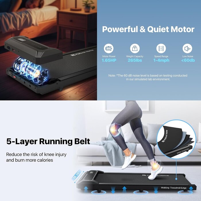 Tapis de marche pliable ultra-compact - Jusqu'à 35% de réduction