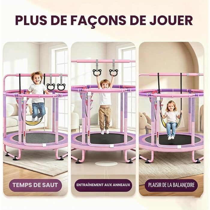 Trampoline multifonction 1,2m avec accessoires - Jusqu'à -34% sur l'outlet