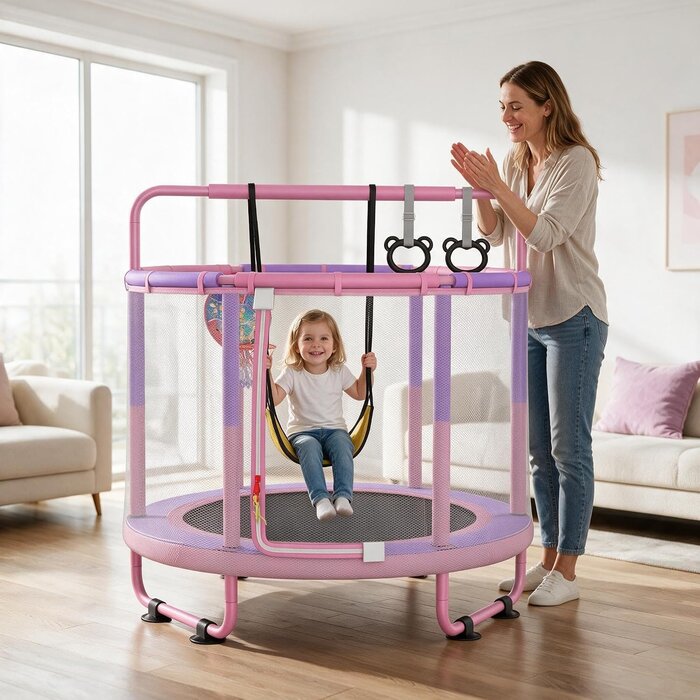 Trampoline multifonction 1,2m avec accessoires - Jusqu'à -34% sur l'outlet