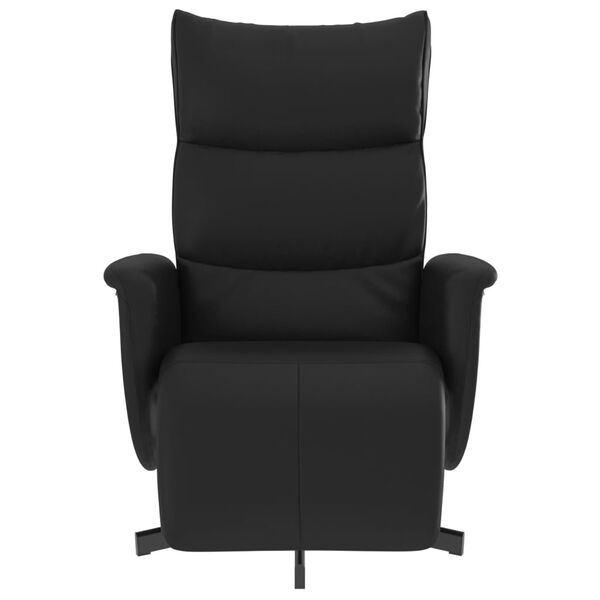 Fauteuil relax pivotant cuir synthétique noir - Jusqu'à -35%