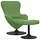 Fauteuil œuf pivotant en velours vert clair - Jusqu'à 35% de remise
