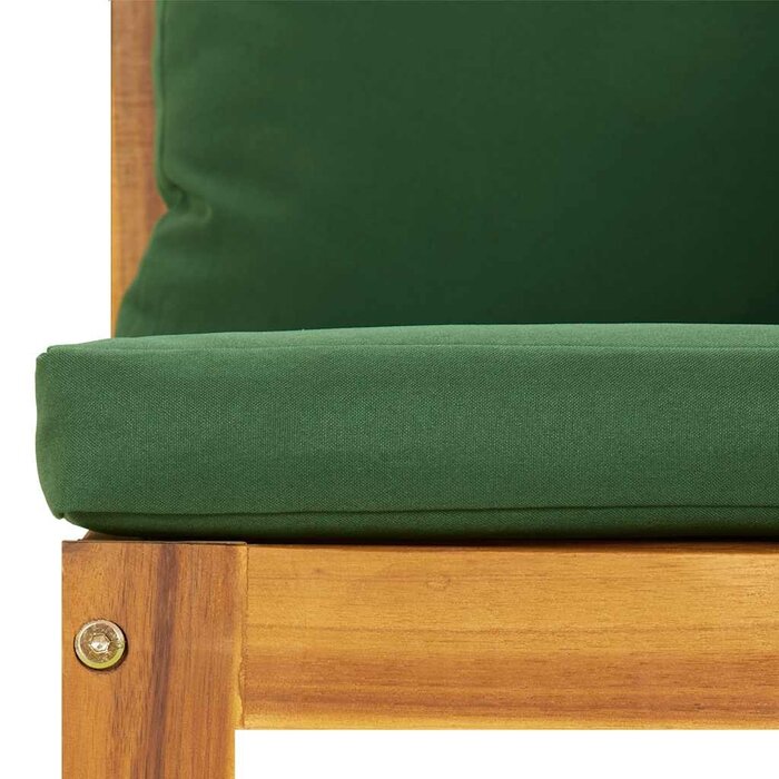 Lot de 2 canapés d'angle modulaires en bois d'acacia - Jusqu'à -30%