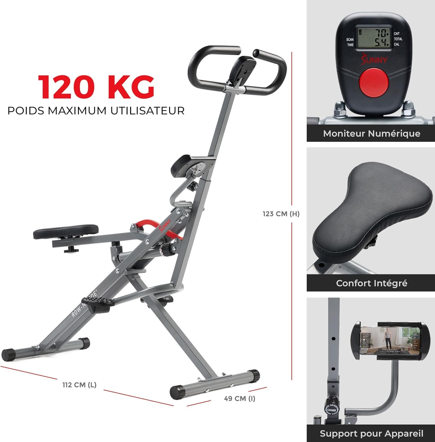 Appareil de fitness squat assisté réglable - Jusqu'à -30% de remise
