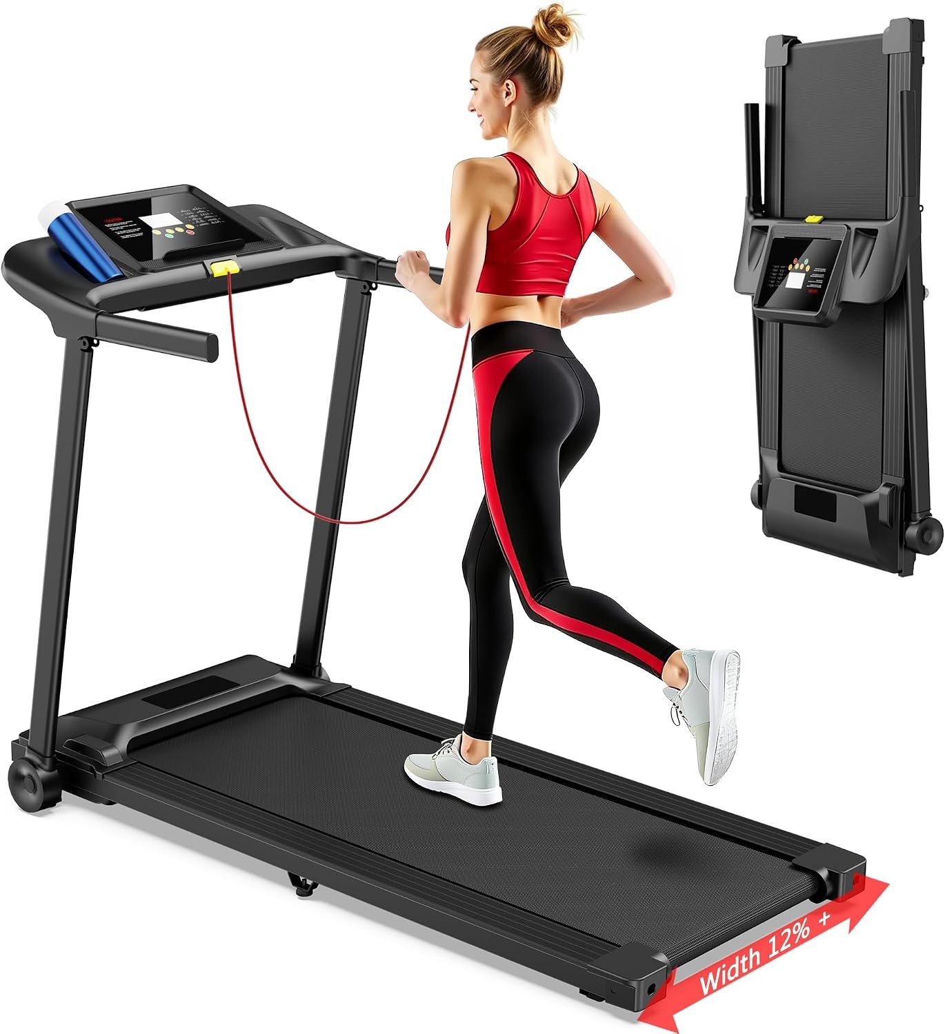 Tapis de course pliable compact 12 km/h - Jusqu'à 30% de remise