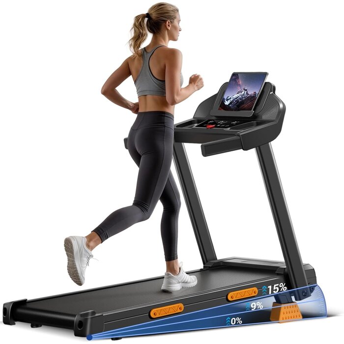 Tapis de course pliable 12 km/h - Moteur 3 CV - Jusqu'à -30% sur notre outlet
