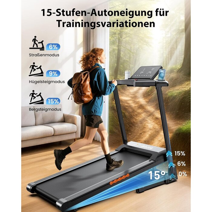 Tapis de course pliable et inclinaison auto - Jusqu'à 30% de remise