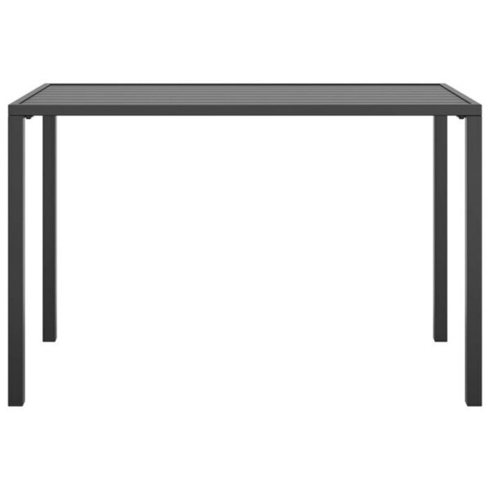Table de jardin acier anthracite 110x54x70cm - Jusqu'à 24% de réduction