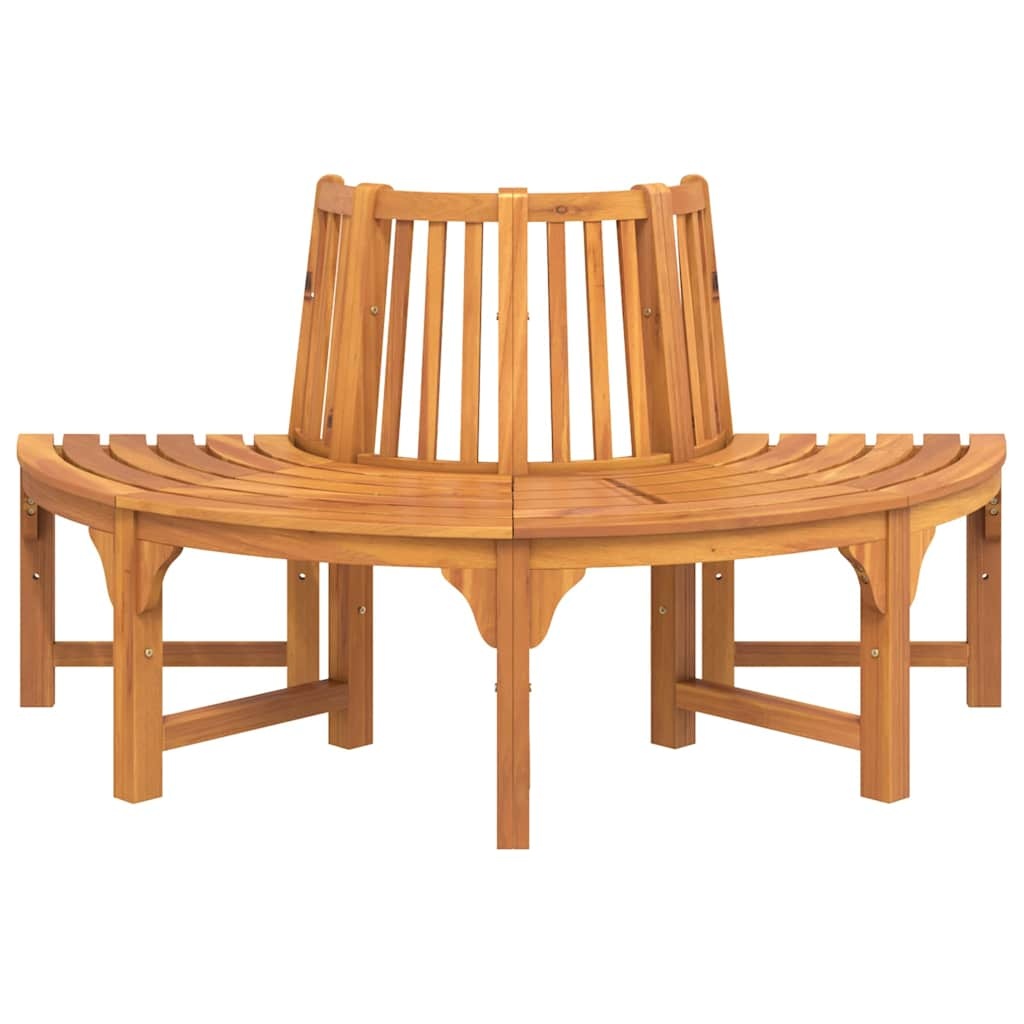 Banc d'arbre demi-rond en eucalyptus - Jusqu'à 38% de remise