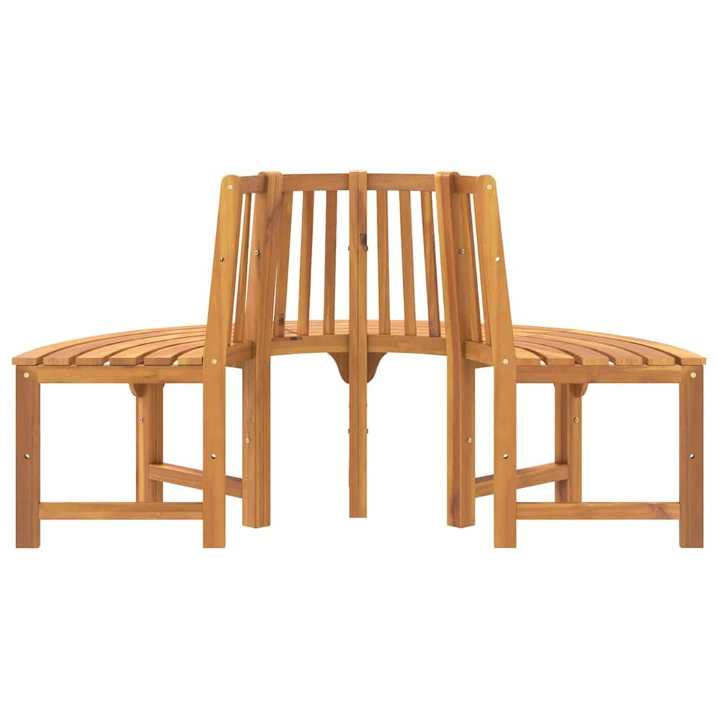 Banc d'arbre demi-rond en eucalyptus - Jusqu'à 38% de remise